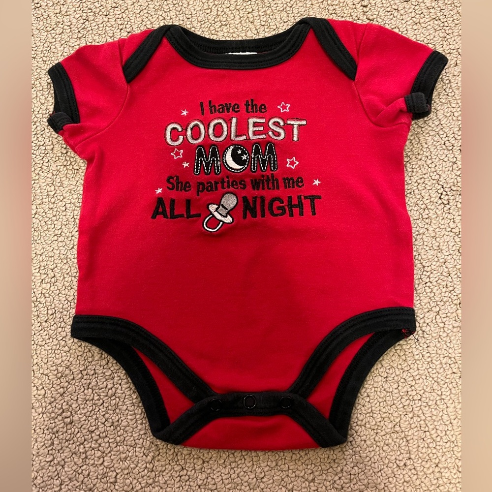 Size 6M “coolest mom” bodysuit